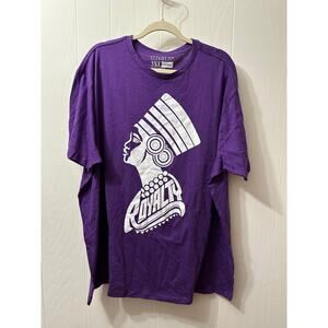 Izzy & Liv NWOT Unisex Adults She's Royalty Vibes Graphic Tee Purple Size 3XL